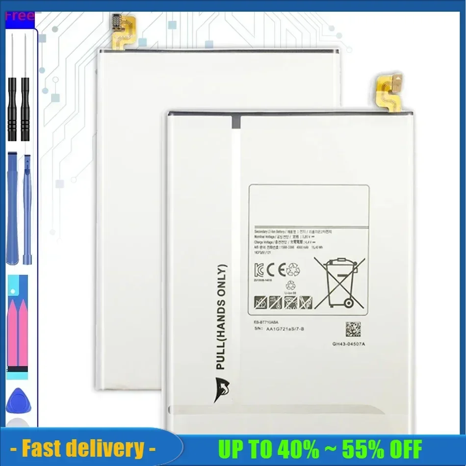 Tablet Battery For Samsung Galaxy Tab 2 3 4/Tab S S2 S3/tab A/tab E (7.0 8.0 8.4 9.6 9.7 10.1 10.5) For Pro 8.4/Note 8 10.1 12.2