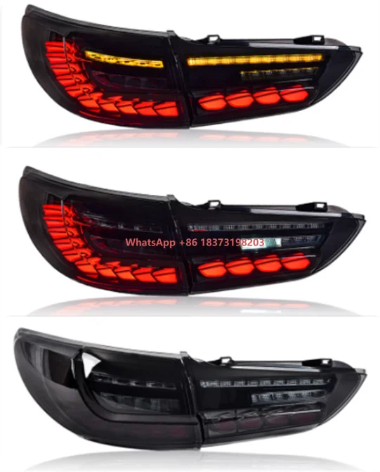 

Архаичный светодиодный задний фонарь для Mazda 6 2012-2020 Mazda 6 Atenza, задний фонарь с динамическим сигналом, задний стоп-сигнал, задний стоп-сигнал, автоаксессуары