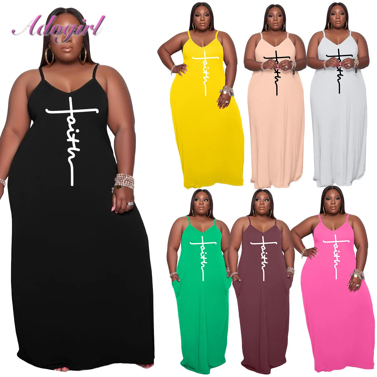 

women plus size summer dress