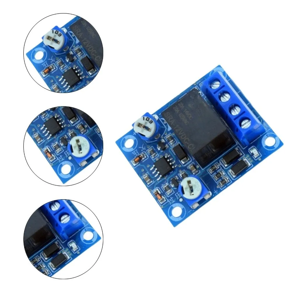 

Модуль защиты автомобильного аккумулятора от пониженного напряжения, синий, регулируемый, для контроля питания постоянного тока, 11В-14.2В, отключение при 10В-11В