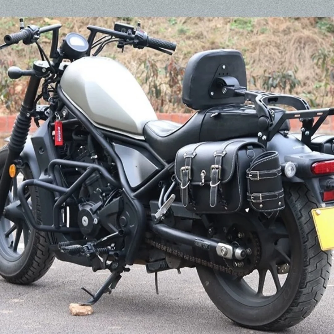 For HONDA CM300/CL300 Anti-Crash Guard with Foldable Backrest Multifunctional Upgraded Modification Motorcycle Parts Retro Bikes