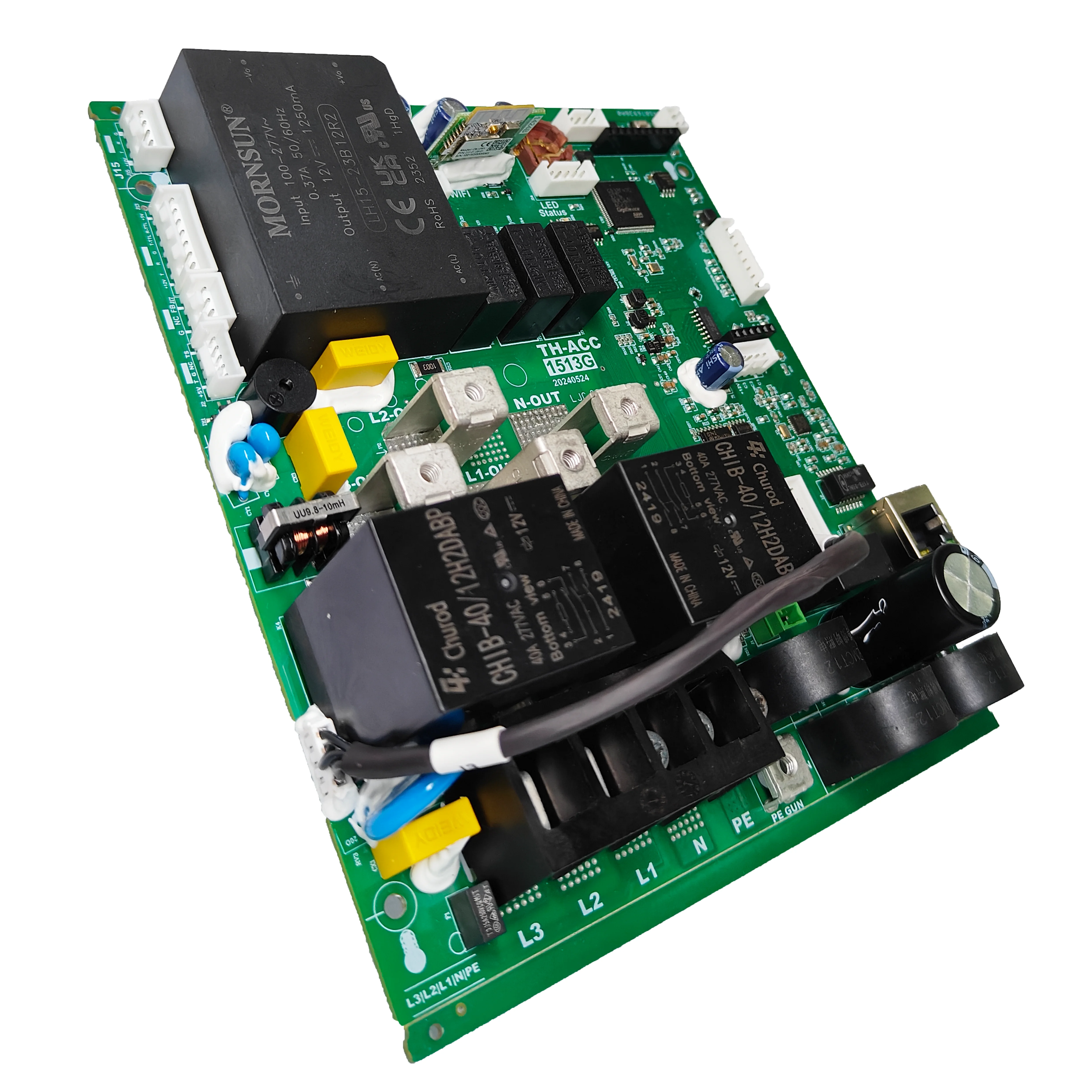 モード 3 AC EU 標準三相 EV 充電ステーション コントローラ PCB 回路基板充電器制御