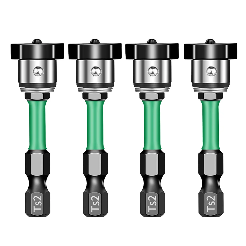

4Pcs Magnetic Plasterboard Positioning Screwdriver Bits Hand Electric Drill Bit For Gypsum Board Precise Screw Positioning