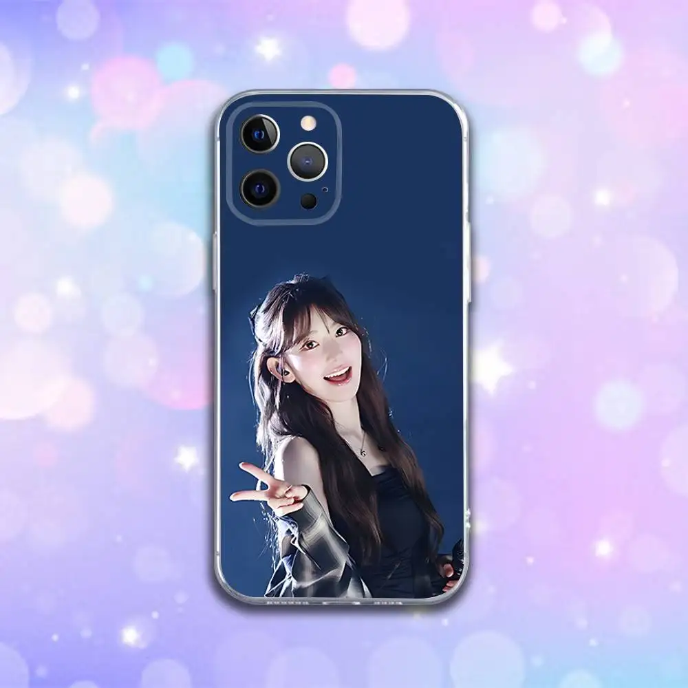 S-Sakura Miyawaki Singer Phone Case For iPhone 17,16,15,14,13,12,11 Pro,Max,Plus,X,XS,XR,SE4,E Mini Transparent Soft Cover