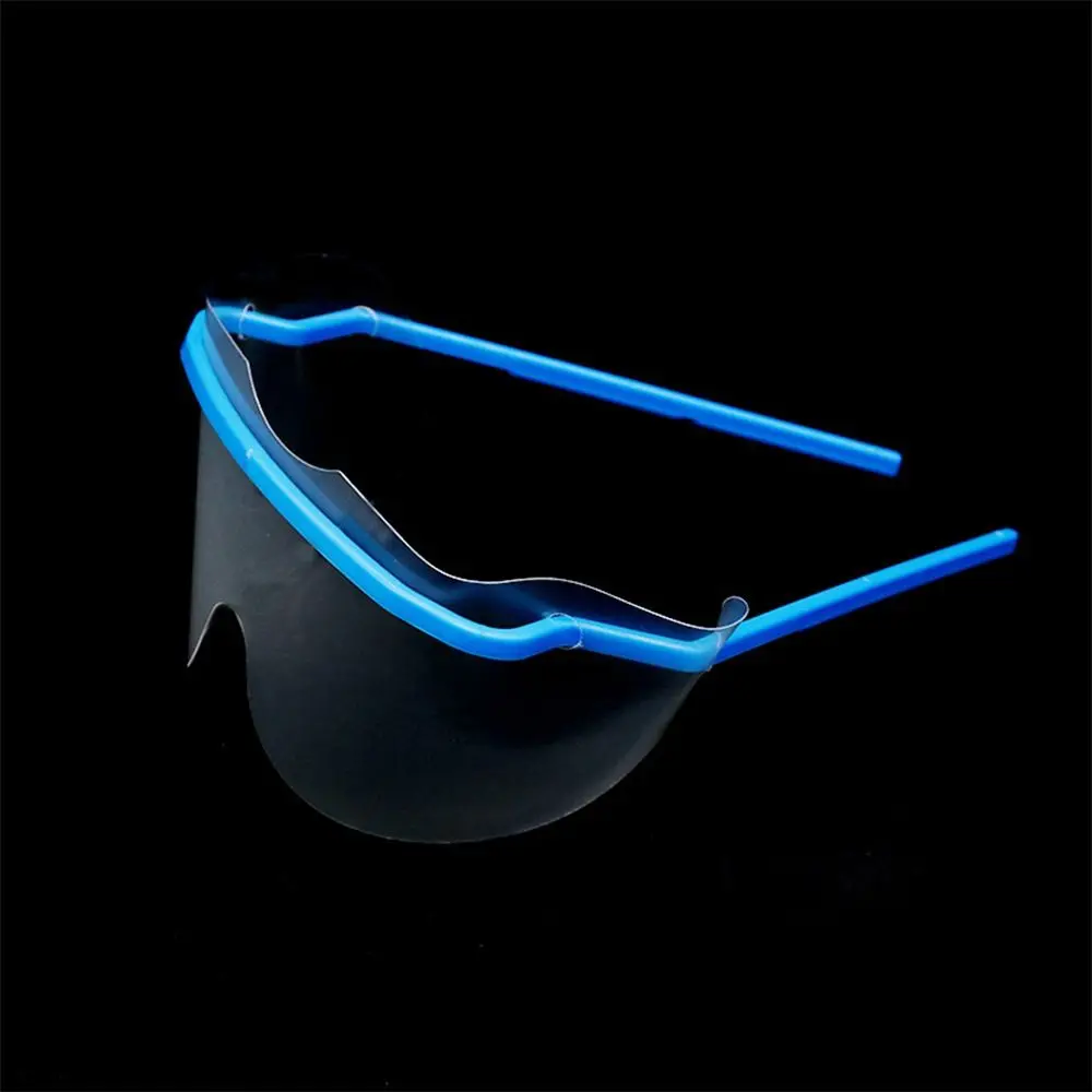 10PCS Multicolor Disposable Protective Goggles Frameless Anti-spray Half Face Shield Splash Prevention Dental Materials