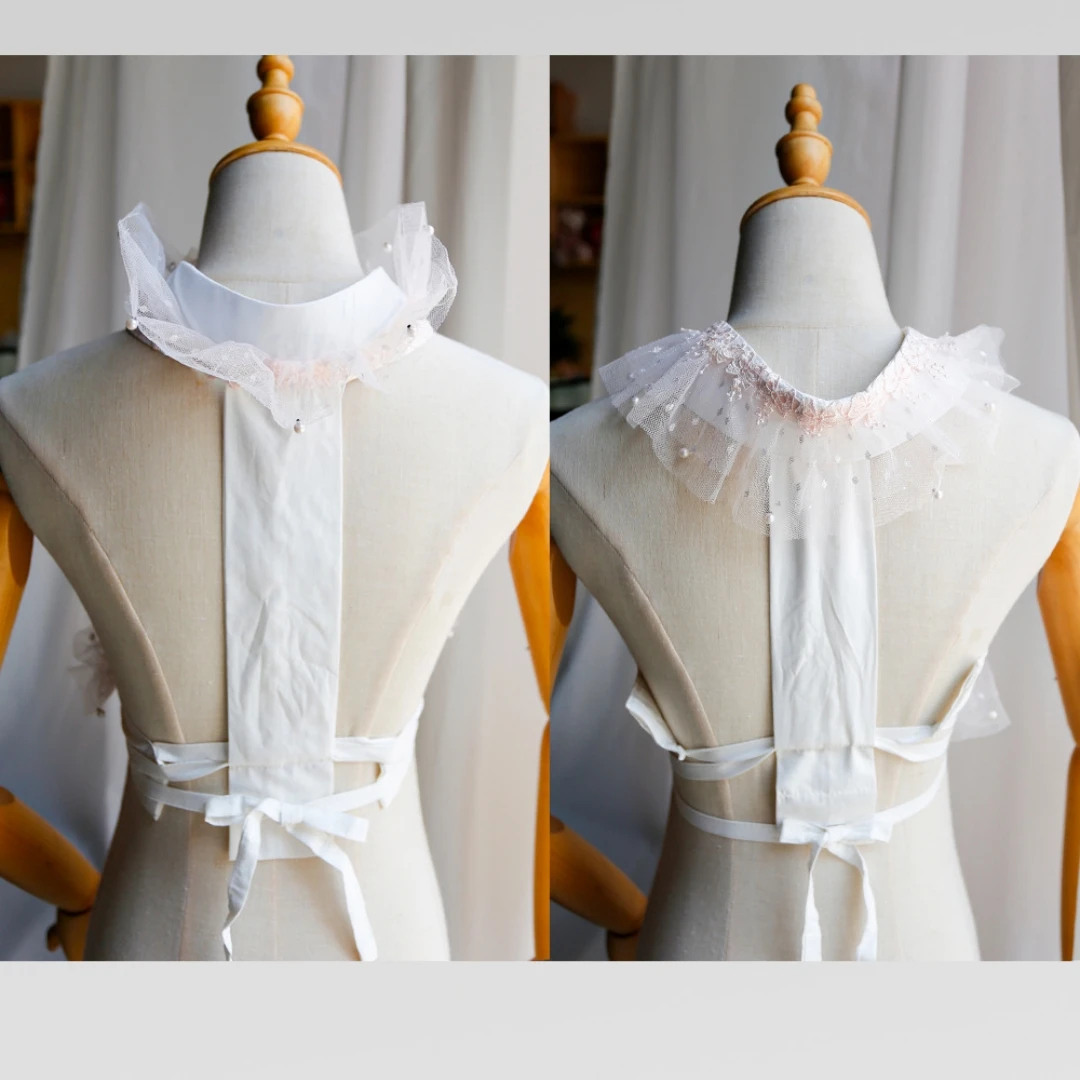 Japanese Kimono Yukata Accessories Lace Jin Collar Beauty Pseudo Semi Jin Dual-purpose Styling