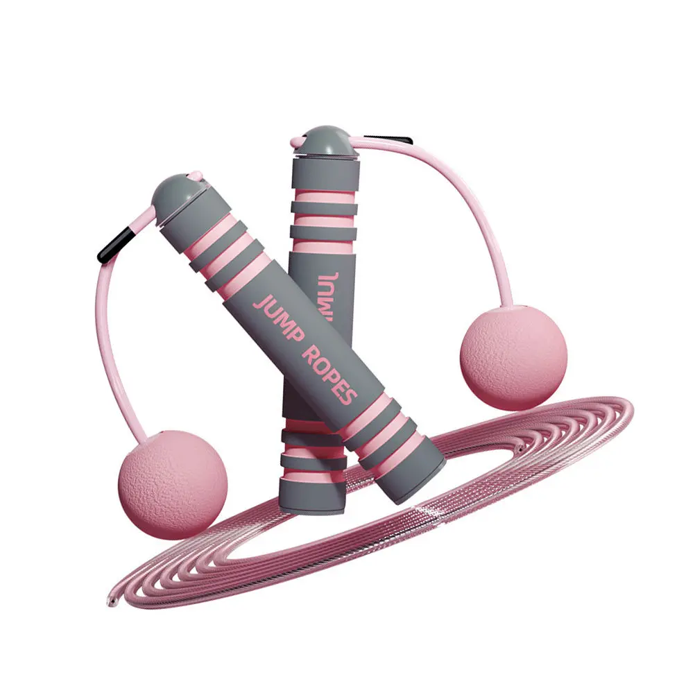 1Set Wireless Jump Rope Cordless Ropeless Skipping Rope Weighted Freeweight Jump Exercise Fitness for Home Office Outdoor