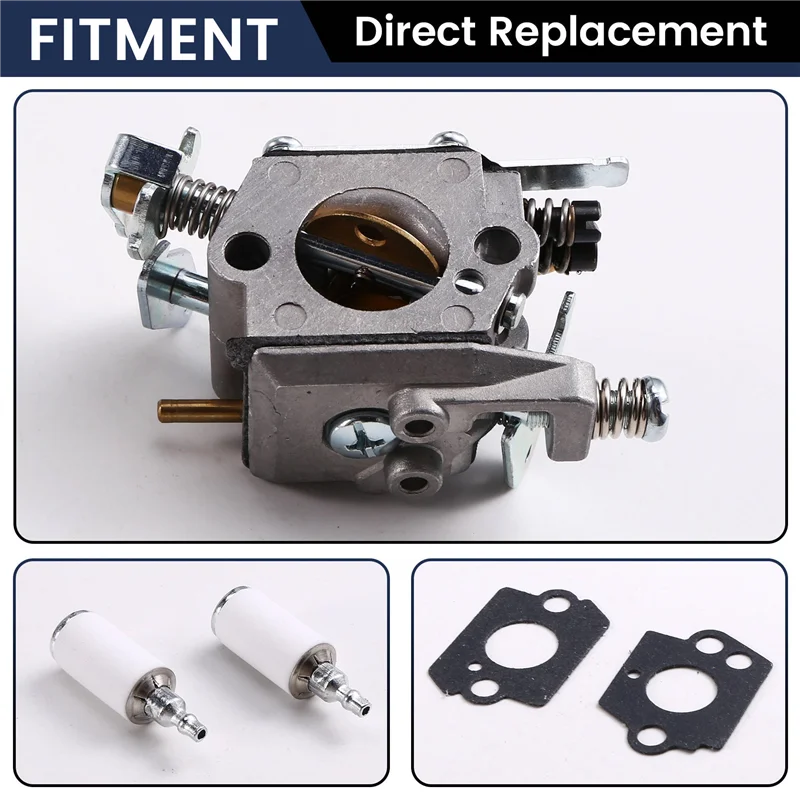 

B84B-Chainsaw Carburetor Withair Filter 5300718-21 Forpartner 350 351 370 390 420 Mcculloch 333 335 338 Poulan 050 2055