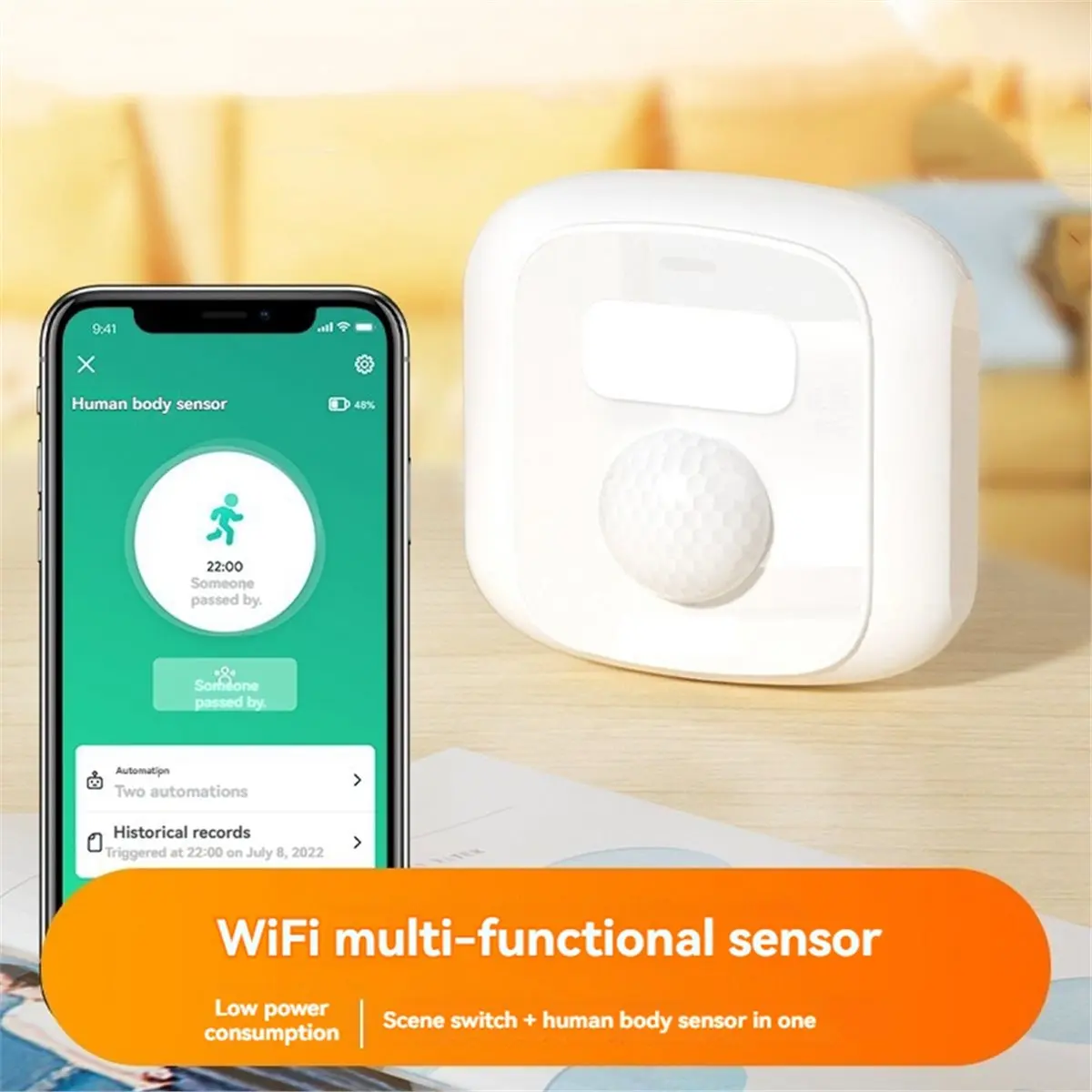 L73A NEW Tuya Zigbee 3In1 Human Motion Sensor+Light Sensor+Scene Switch Smart PIR Motion Sensor Detector Smart LIfe