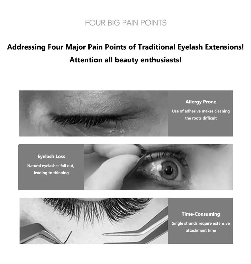 ขนตาแม่เหล็กไม่ต้องใช้กาว พร้อมอุปกรณ์ติดขนตา ให้ลุคตาแมวแบบธรรมชาติ ขนตาปลอมแม่เหล็กแบบใช้ซ้ำได้ ชุดขนตาแม่เหล็ก