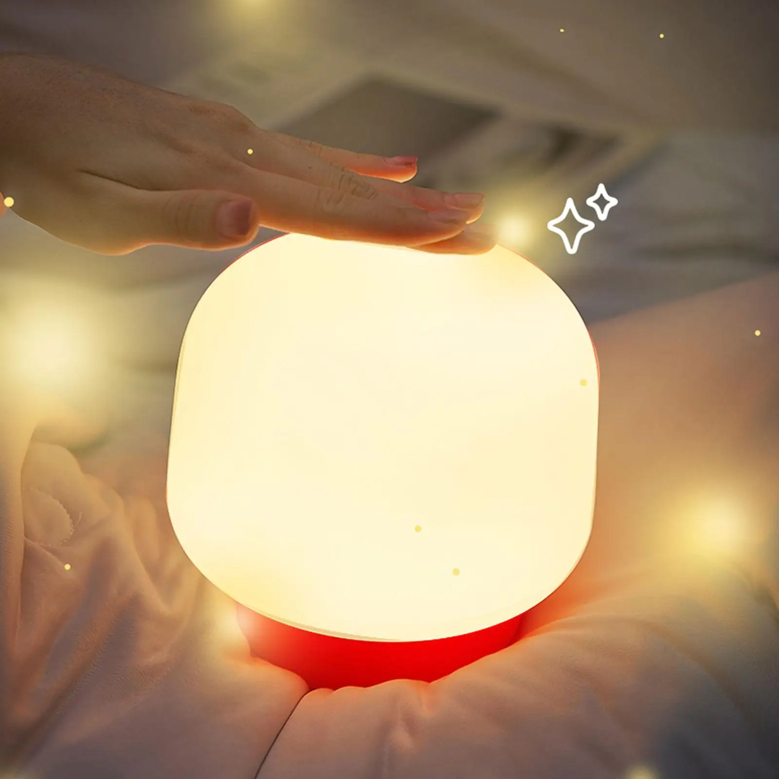 Mushroom Lamp with 13 Different Sounds USB Touch Activated Cartoon Creative