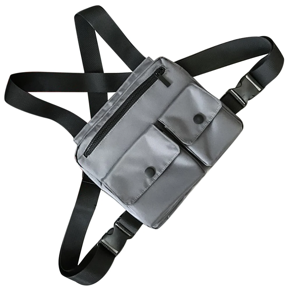 

Multifunctional Durable Chest for Men Waterproof Outdoor Hiking Vest Pack Casual Wear-Resistant Raincoat Compatible for Friends
