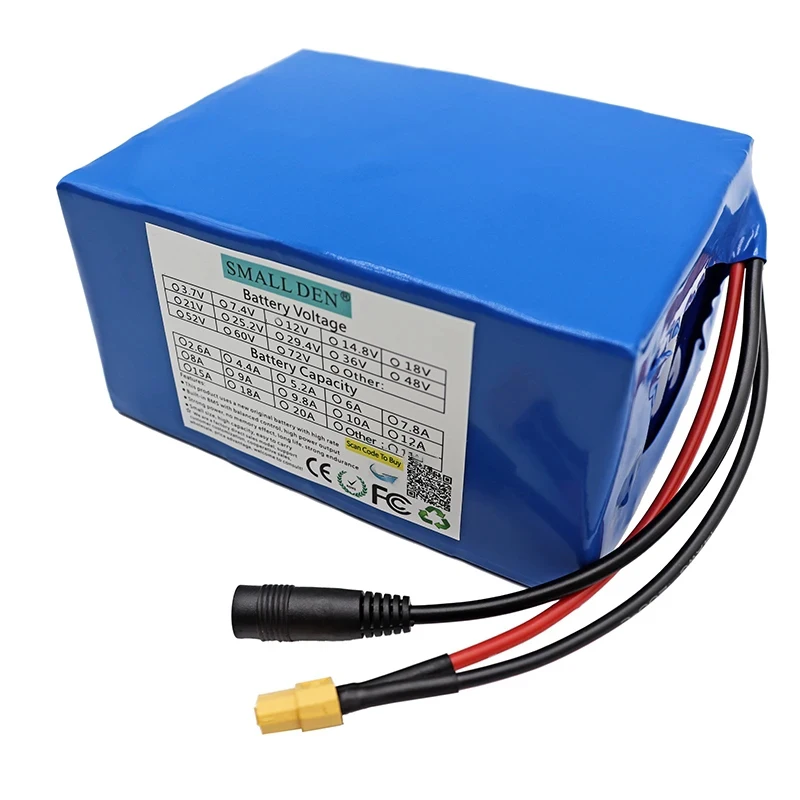 Batterie Lifepo4 36V 7Ah + chargeur 43.8V 3A 12S1P-32700, 30A intégré avec port BMS 38.4V veFePO4 + chargeur 3A