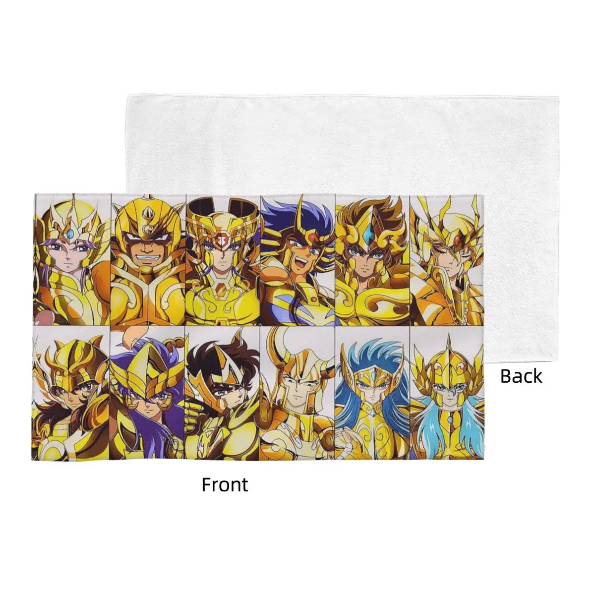 Custom Knights Of The Zodiac Soft Face Towel Quick Dry Pool Bath Cotton Towels Absorbent Quick