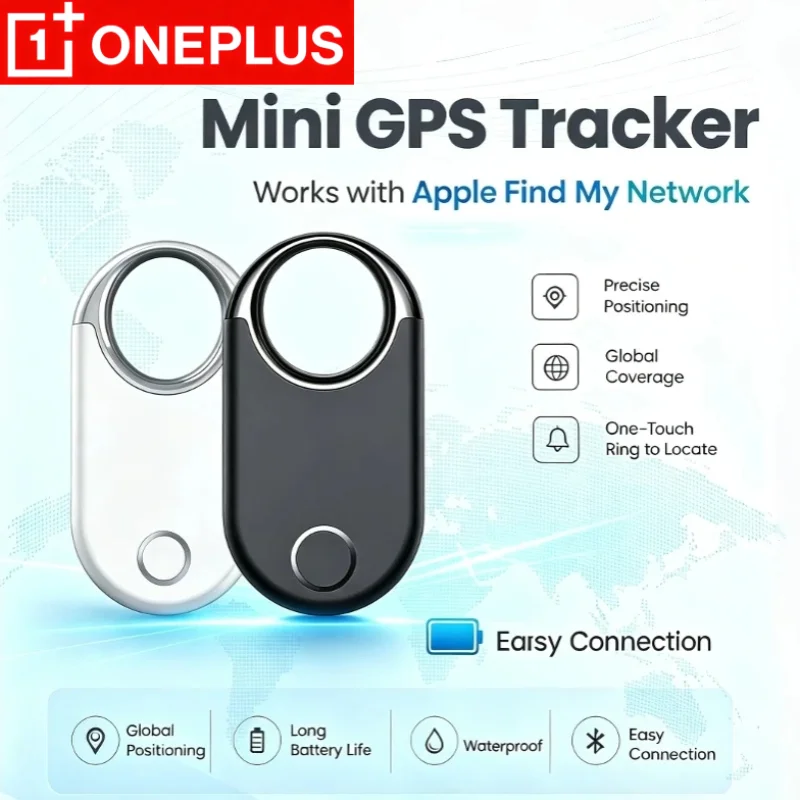 Oneplus Distance Tracker for Apple iOS Device via Apple Find My App, Locator Finder, Far Away Positioning Anti-lost Smart Tag