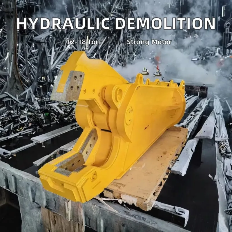 Portable Hydraulic Eagle Jaw Shear Machine Metal Cutting Tool Heavy Duty Industrial Steel Cutter Scrap Iron Shearing Equipment