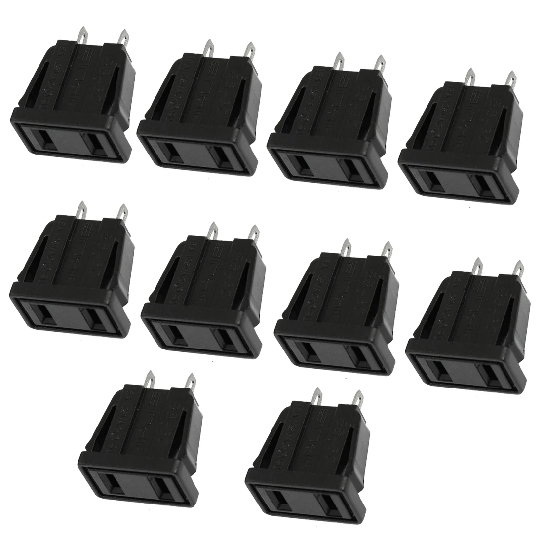 10 x US Type Panel Mounting AC Power Socket Outlet AC 125V 15A