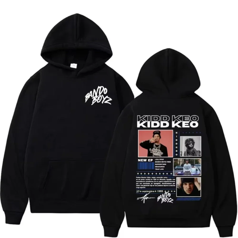 

Rapper Kidd Keo Bando Boyz Tour Merch Sweatshirt Men Women's Harajuku Hip Hop Punk Street Hoodies Casual Comfort Oversized Hoody