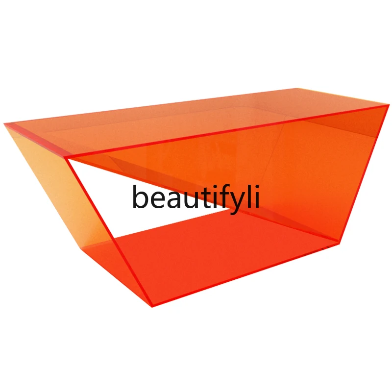 

Clothing store Nakajima-tai flowing water table acrylic display table Product display table Korean women's clothing