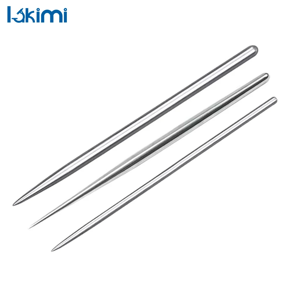 

Pottery Modeling Stick – Sharp Stainless Steel Carving Tool, Acupressure Texture, and Indentation Tool LK-AA232