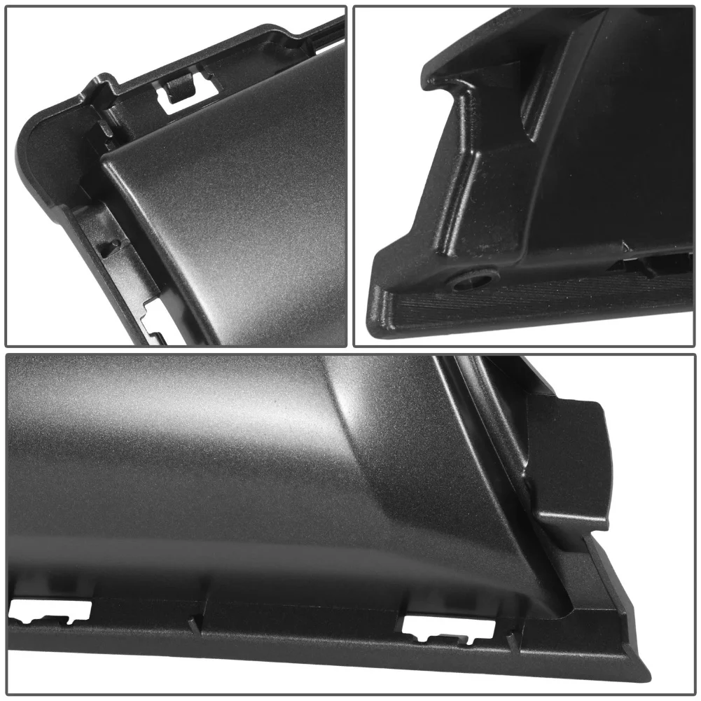 

ABS Tow Hook Cover Front Left Tow Hook Cover Car Accessory Replacement Black Color Finish Compatibility For Ford