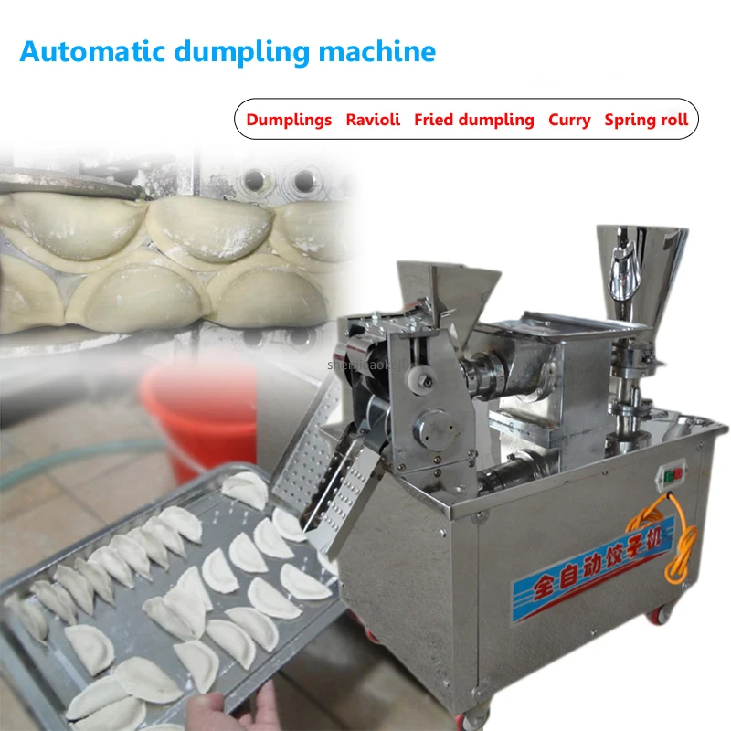 

Commercial Dumpling Machine Fully Automatic For Small Restaurant Dumpling Machine Multi-Function Curry Spring Roll Machine 220V