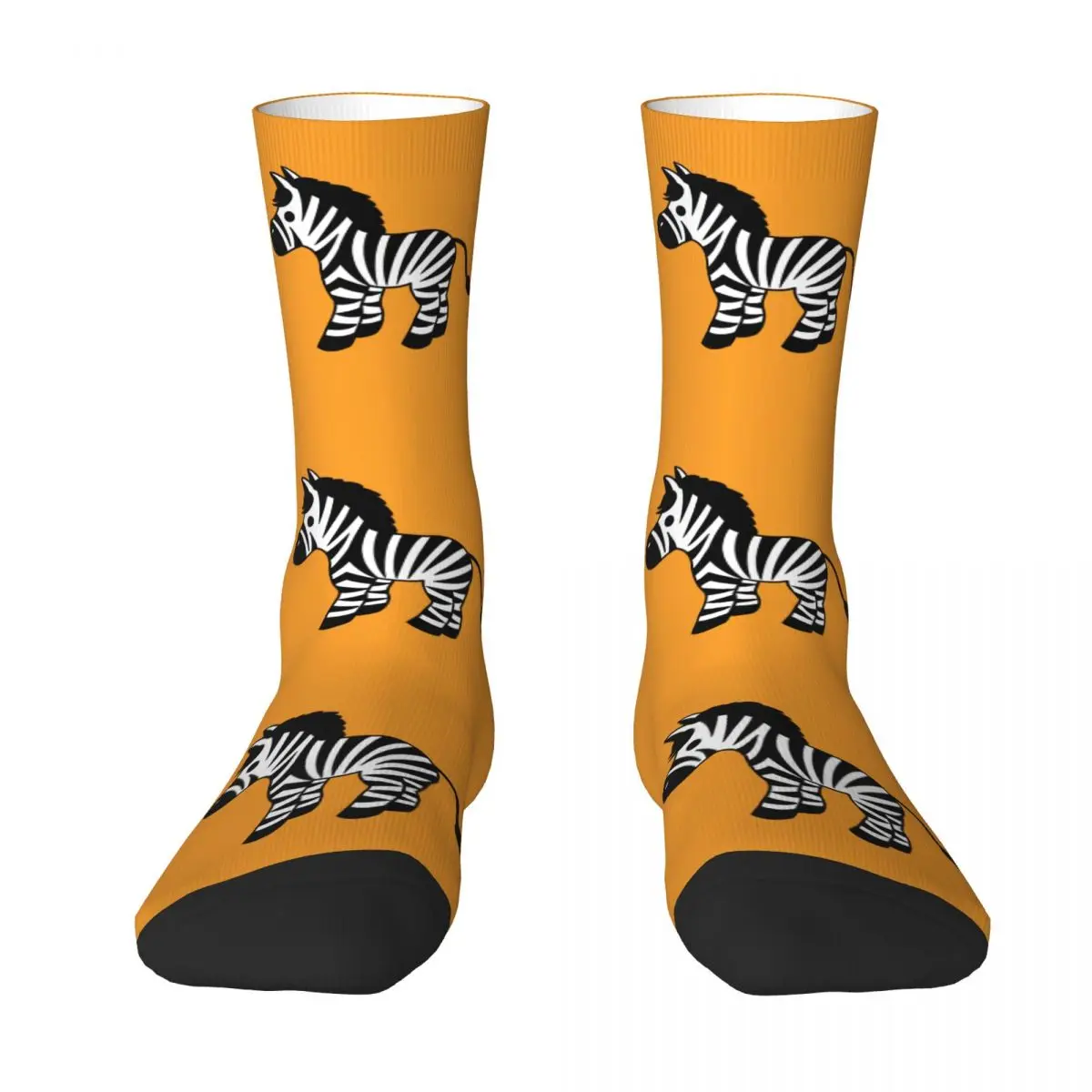 Little Zebra Socks Cute Friend Funny Stockings Ladies Soft Breathable Outdoor Socks Autumn Design Anti Bacterial Socks