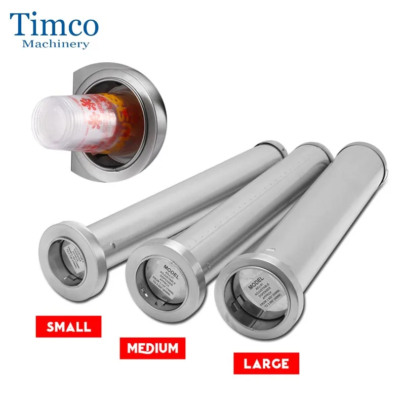 TIMCO Cup Dispenser 304 Stainless Steel Coffee Cup Holder Countertop Disposable Dispenser