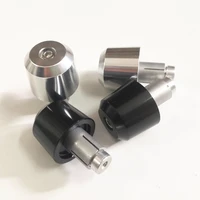 Retrofit motocicleta Universal aleación de aluminio CNC manillar plata o negro bloque de equilibrio tapa de extremo de barra con diámetro 7/8 ""22mm