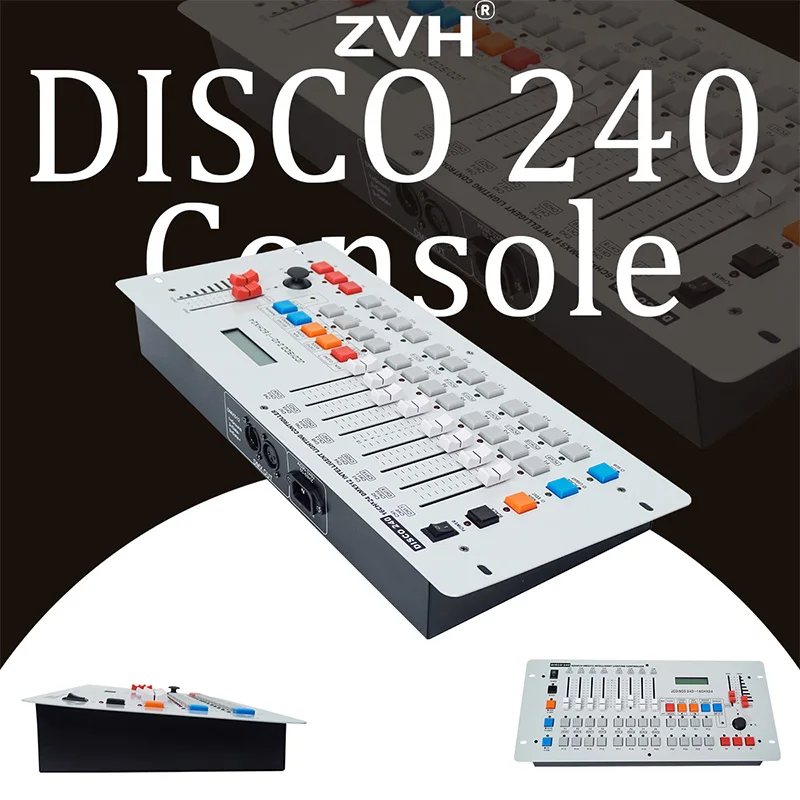 24 Channels DMX Signal Console Disco 240 DMX Controller Stage Lighting Controller for Moving Head DJ Light Stage Effect Lights