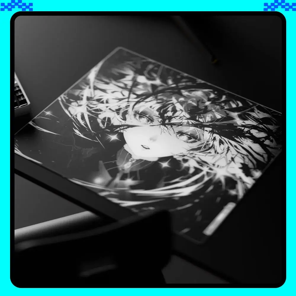 

Wallhack Sp-005 Стеклянный игровой коврик для мыши Обновление Пробуждение Sora Покрытие Стекло Пользовательский Fps Настольный коврик Esport Офисные геймерские аксессуары