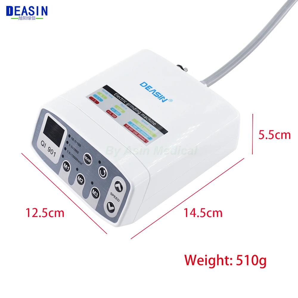 Dental Electric brushless Micromotor LED Electric micromotor work With 1:5 1:1 16:1 LED Contra Angle Dentist Low Speed Handpiece