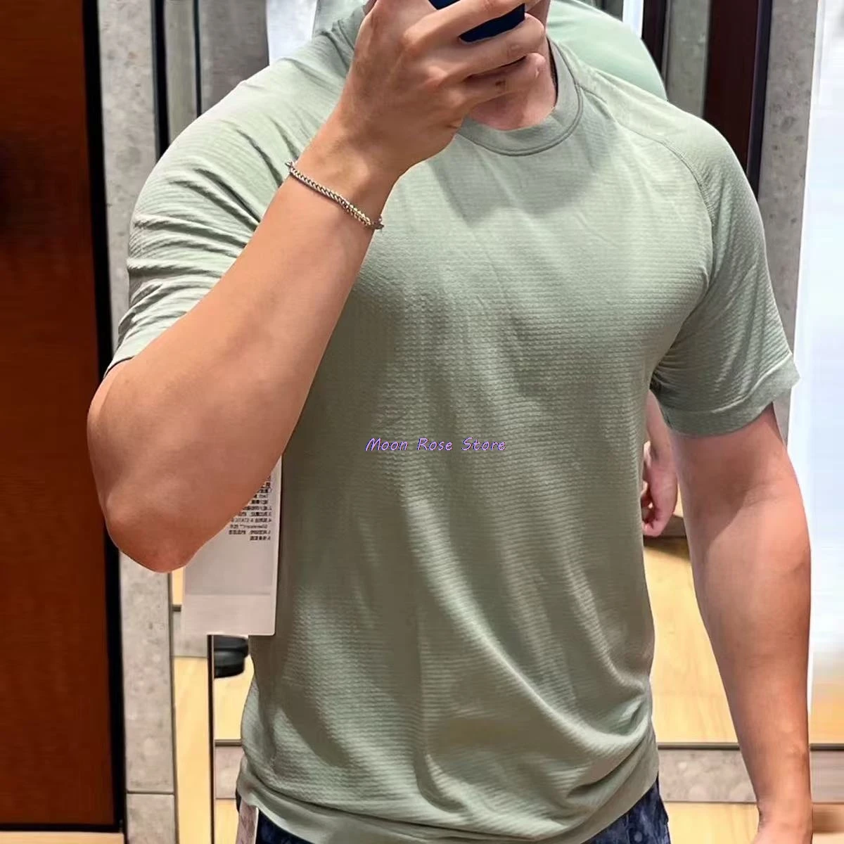 

Men's sports short-sleeved T-shirt Men's Casual Breathable Round Neck Quick Drying Sports T-shirt
