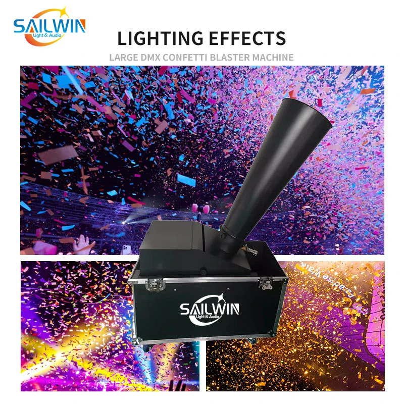 

Sailwin 3000 Вт машина для конфетти DMX машина для выдувания бумаги CO2 для свадебной вечеринки электрическая DJ свадебная пушка для конфетти шутер