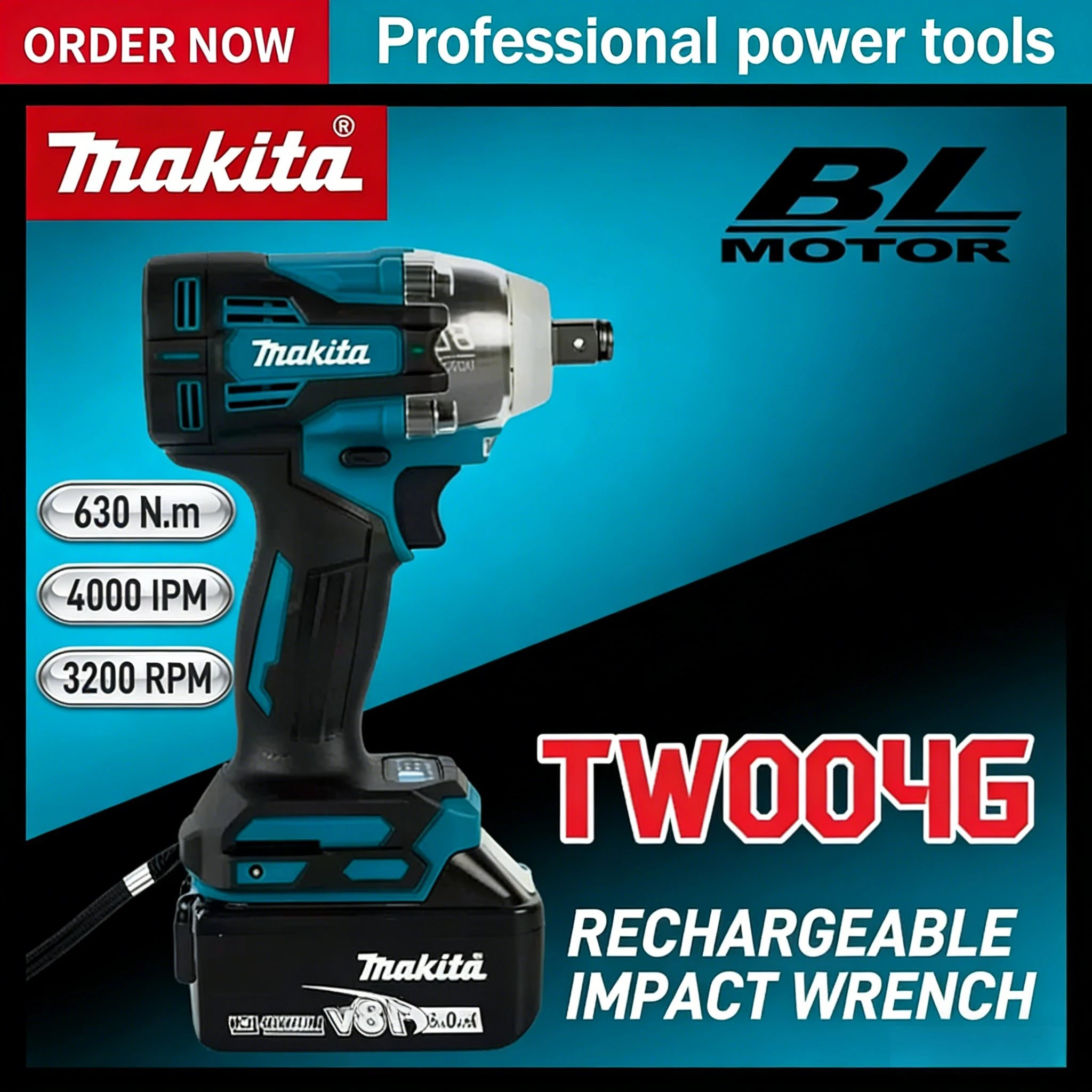 makita-tw004g-630nmcordless-electric-screwdriver-brushless-screwdriver-machine-rechargable-drill-driver-18v-20v-battery