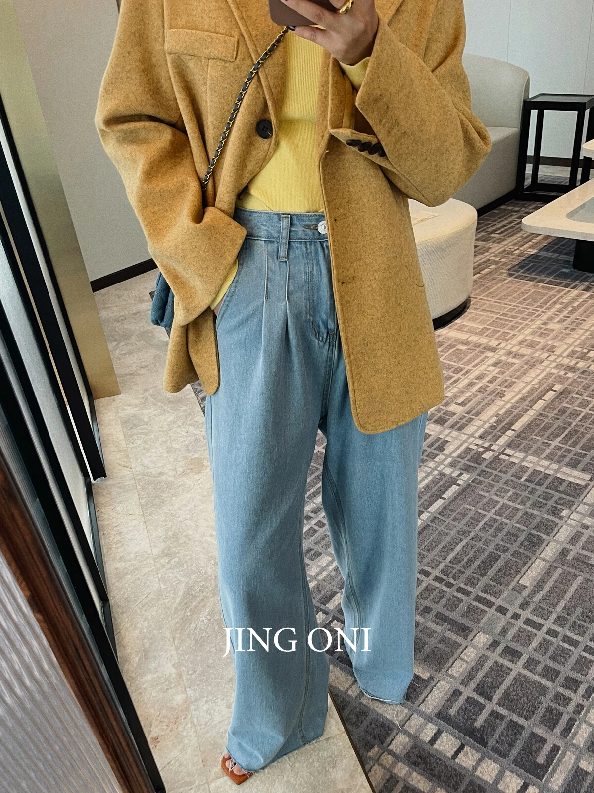 Woolen Winter Coat Jackets 2023 Woman Clothing Fashion Autumn Korean Style Vintage Y2k Tops Chic Blazer Suit luxury Tweed Trench