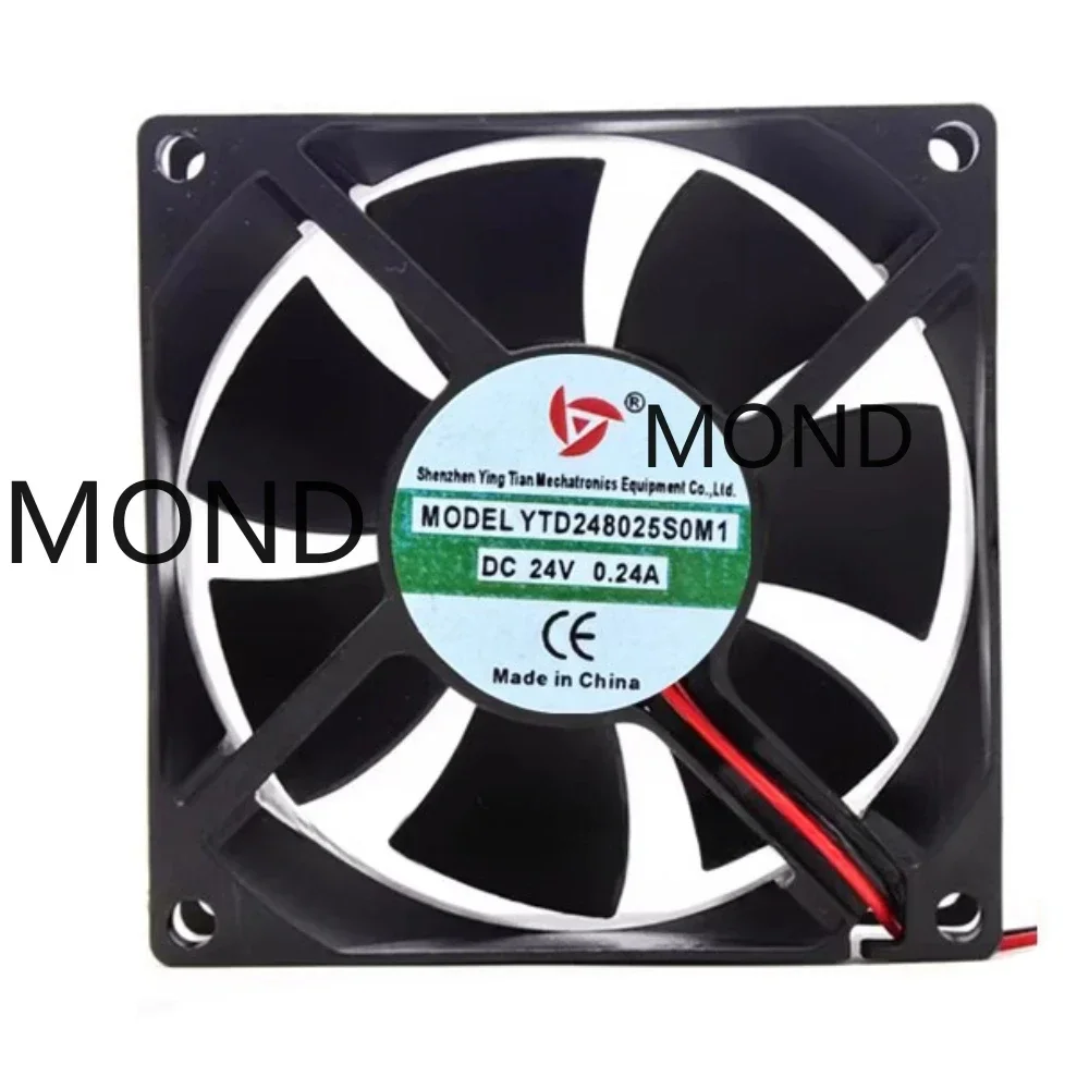 

YTD248025S0M1 Server Cooling Fan 8025 8CM DC24V 0.24A 80x80x25mm High Air Flow Welding Machine Inverter Cooler Radiator Fan New