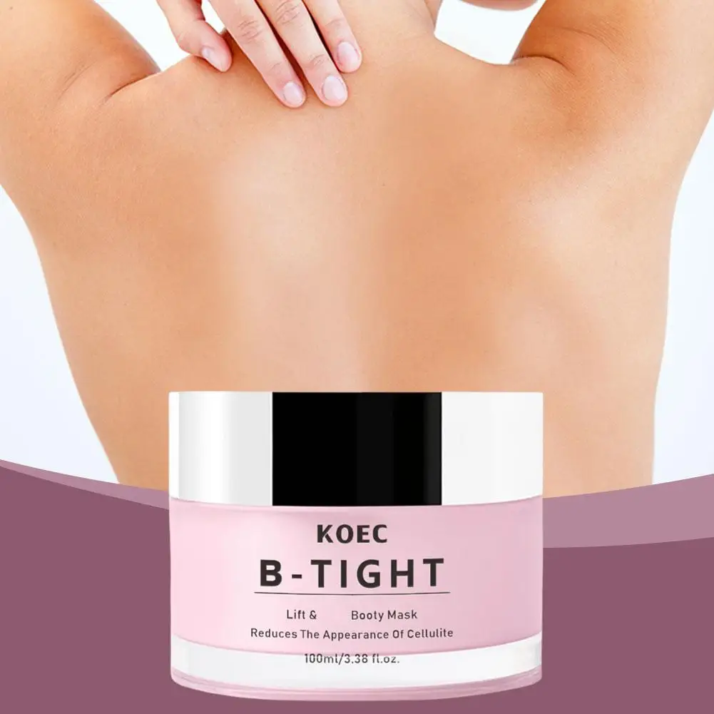 100 مل كريم الجسم Koec B-Tight بحمض الهيالورونيك الوردي - ترطيب لشد البشرة ورفع يدوم طويلاً يقلل من الترهل للعناية اليومية بالجسم