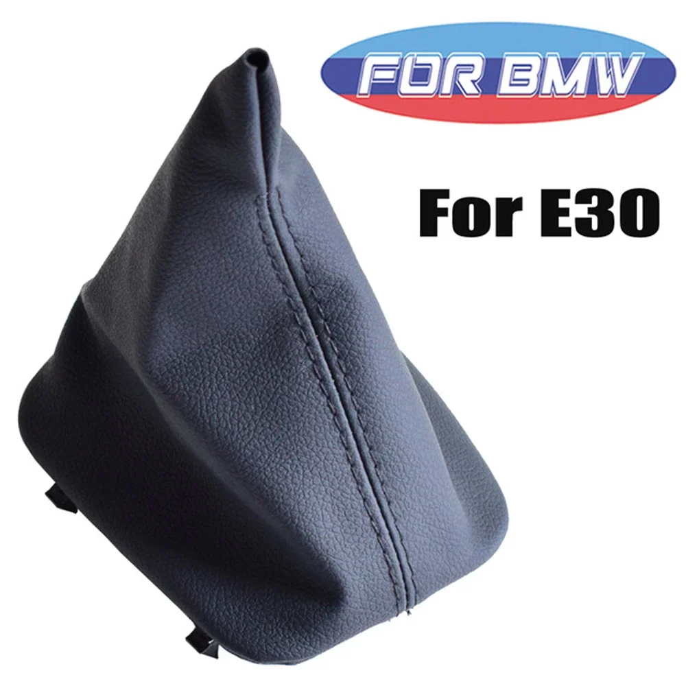 الجلود دليل التحول والعتاد عصا غطاء التمهيد الأسود الجلود التمهيد الإطار لسيارات BMW E30 E36 E39 E46 E81 E82 E87 E88 E90 E91 E92 E93