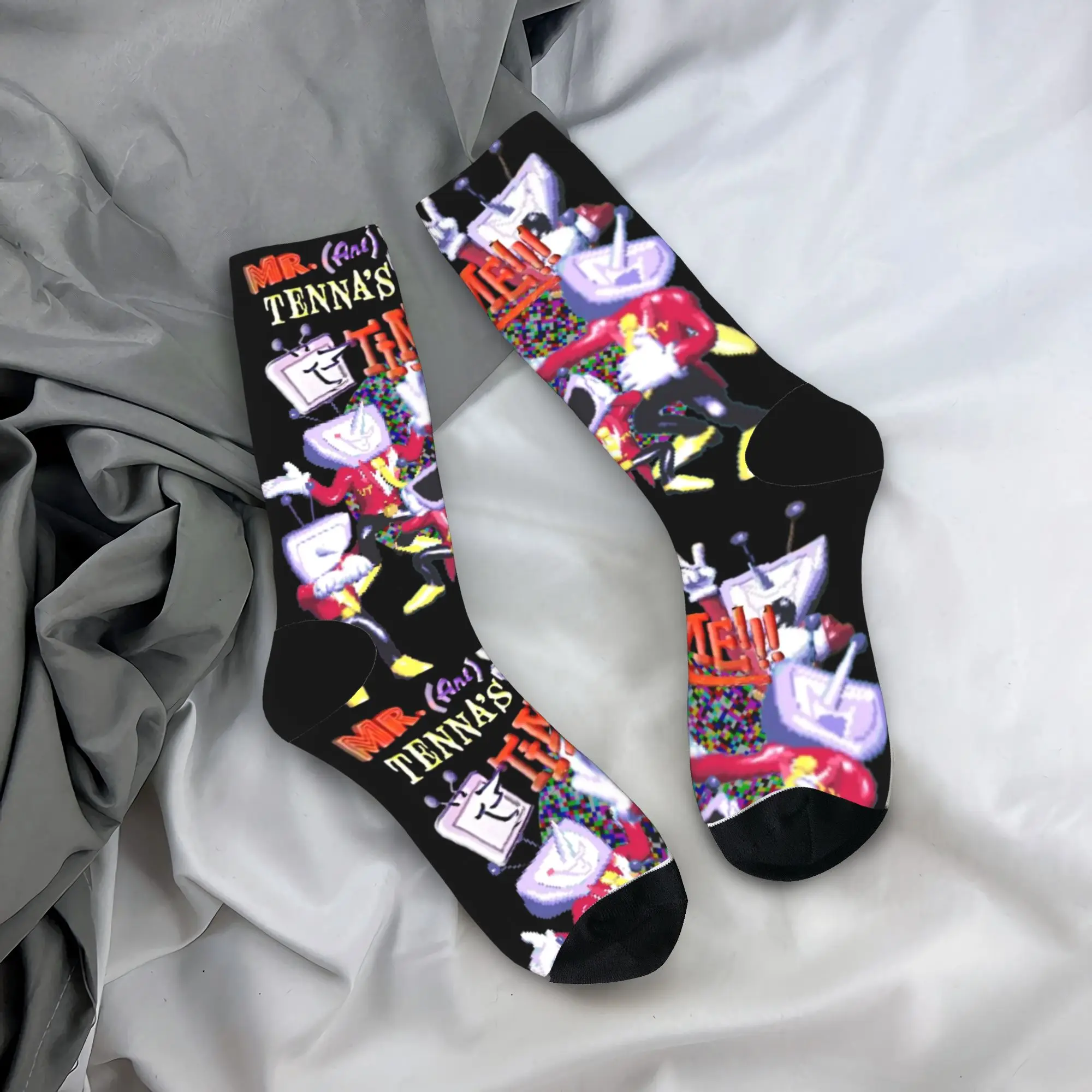 패션 남성 남성용 양말 하라주쿠 미스터(앤트) 테나 TV 타임! 양말 델타룬 고품질 여성용 양말 봄 여름 가을 겨울