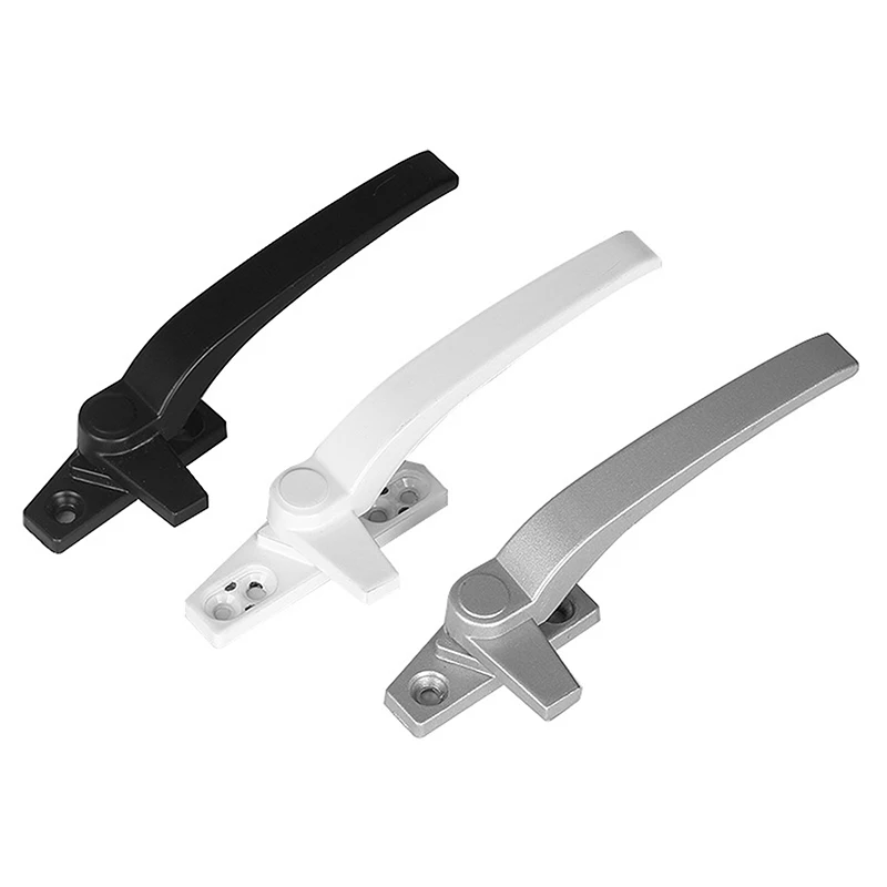 1Pcs 7-Shaped Casement Door And Window Handle 50 Type Thickened Aluminum Alloy Handle Solid Window Handle