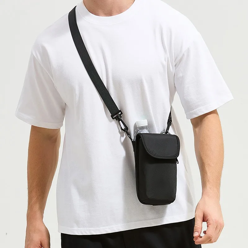 

New Oxford Cloth Men's Crossbody Bag Multifunctional Portable Tactical Water Kettle Bag Outdoor Sports Waterproof Cycling Bags