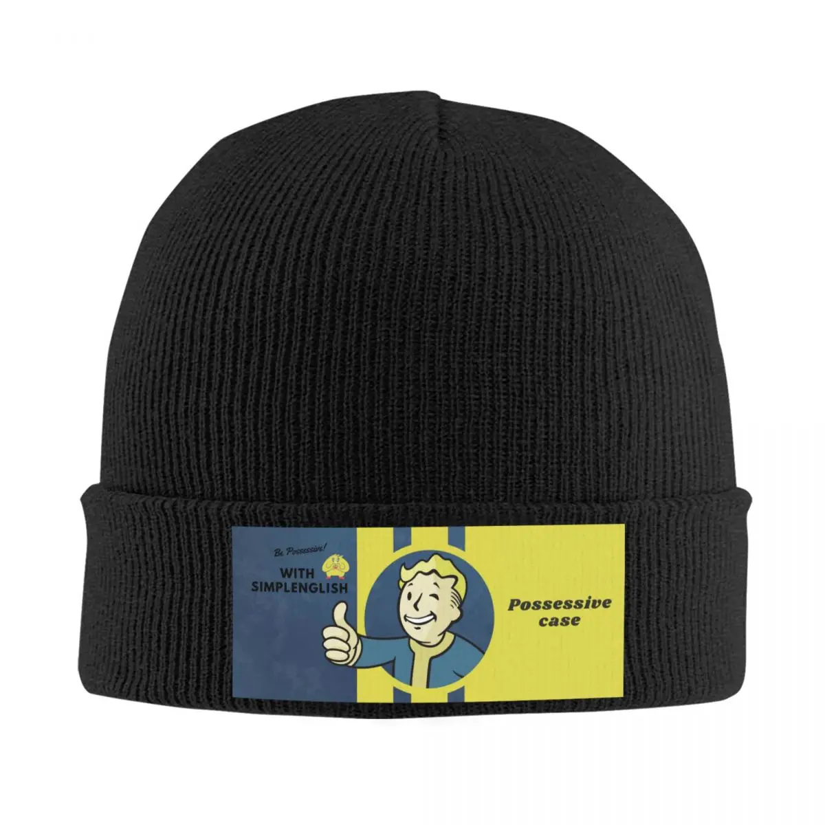 VAULT-TEC Prepare For The Future Possessive Case Knitted Hats Bonnets Skullies Beanies Warm Ski Cap Beanie Hat