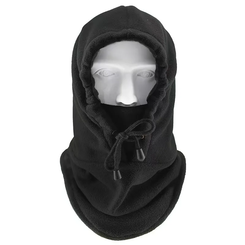 Winter Warm Cycling Fleece Cap Balaclava Ski Windproof Hat Outdoor Sport Bib Cold Beanies Plushsports Bike Bicycle