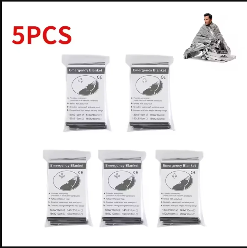 Multi functional emergency insulation blanket, specifically designed for mountain climbing, hiking, camping