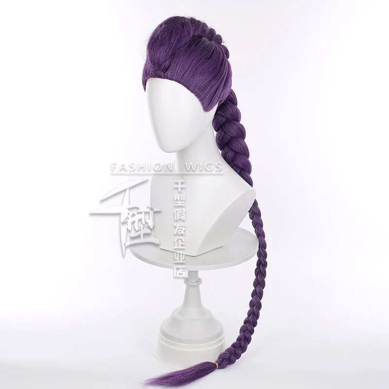 Rumi Cosplay perruques 100 cm femmes Halloween spectacle chasseurs de démons Cosplay perruque résistant à la chaleur cheveux synthétiques fête Rumi perruque + bonnet de perruque
