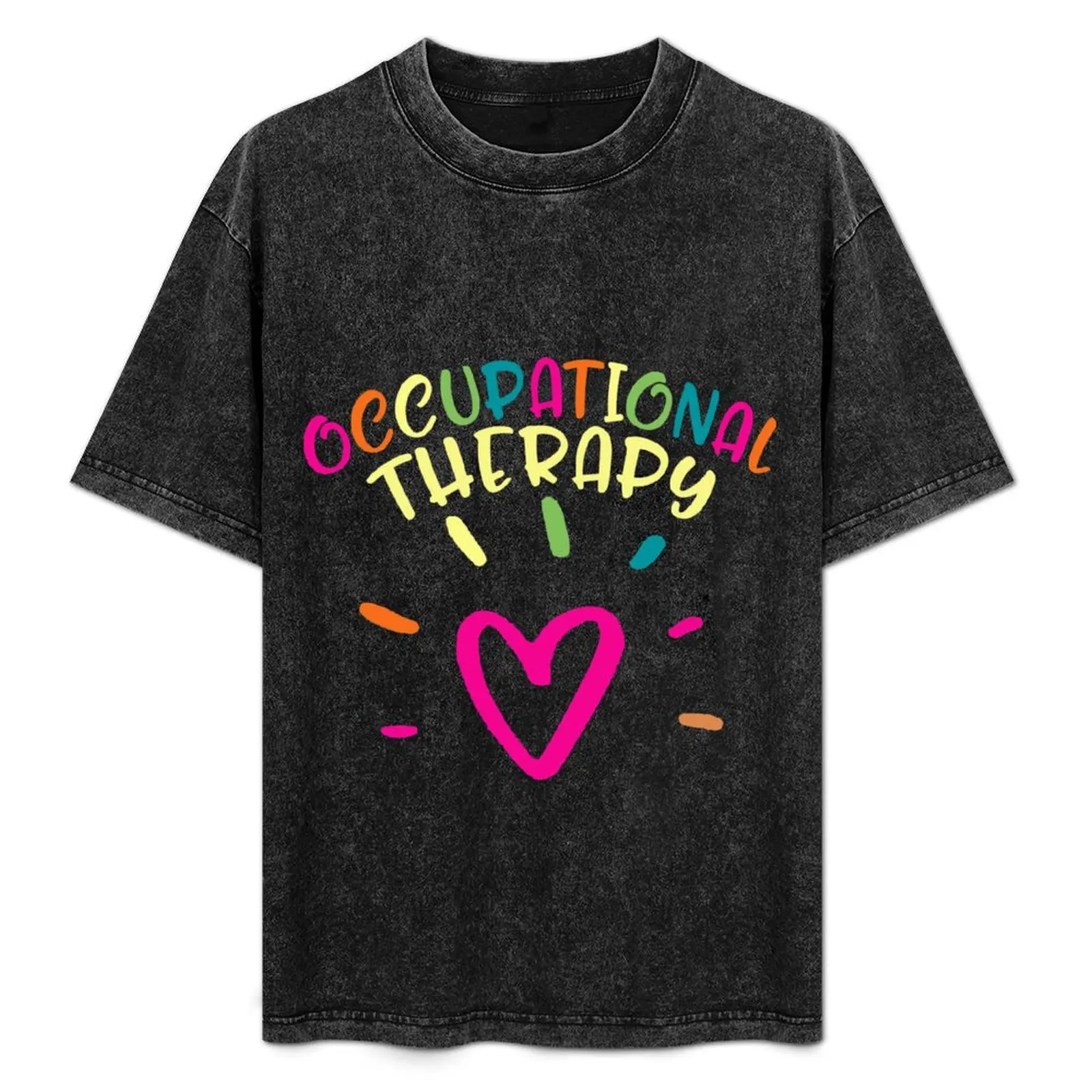 OT Month Shirt Cute Heart Occupational Therapy Therapist Assistant Women Gift For Women T-Shirt oversizeds outfits for men