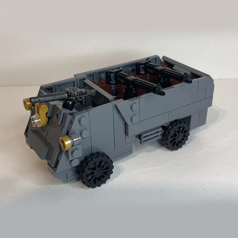 

Personnel Carrier MOC Building Bricks War Equipment Modular Technology Gifts Holiday Assemble Children Toys Suit