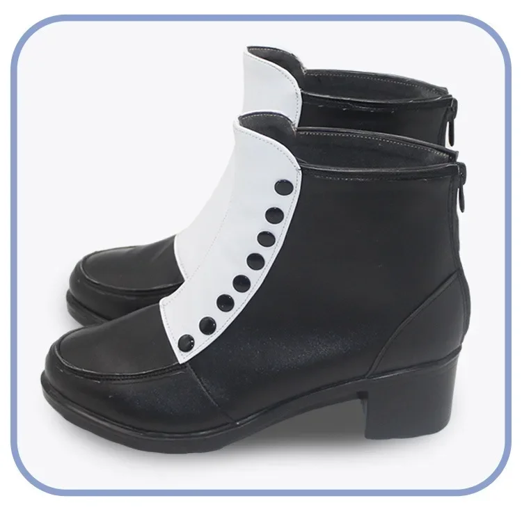 Game Blue Archive Saiba Midori Momoi Cosplay Shoes PU Leather Shoes Halloween Carnival Boots Cosplay Prop Custom Made