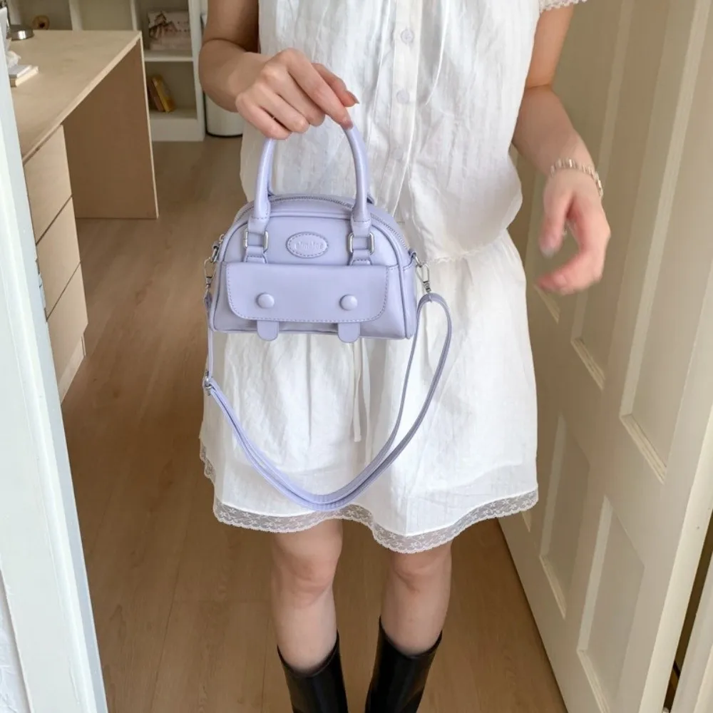 Borsa a tracolla Boston coreana alla moda Borsa sotto le ascelle da donna casual di lusso per pendolari Piccole borse in pelle PU